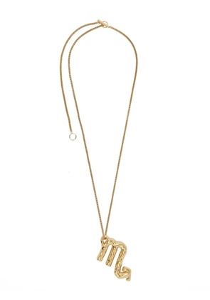 Jil Sander zodiac-sign pendant necklace - Gold