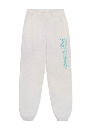 Sporty & Rich logo-print track pants - Blue