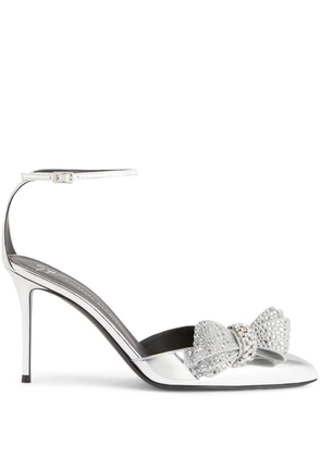 Giuseppe Zanotti 90mm Mahrtina pumps - Silver