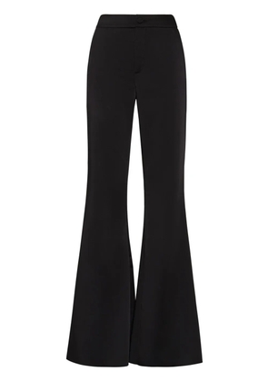 Philipp Plein flared satin trousers - Black