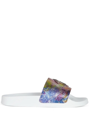 Giuseppe Zanotti Brett python-effect slides - Blue