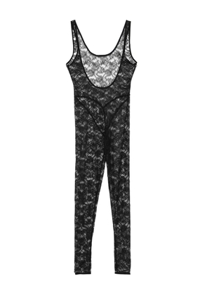 Maison Close Flashback backless jumpsuit - Black