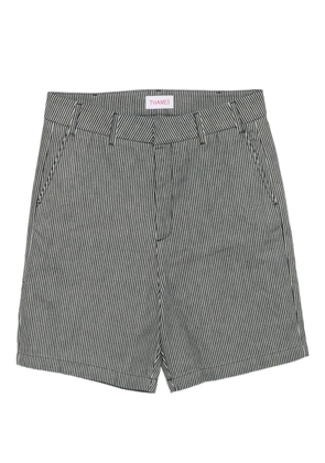 THAMES MMXX striped denim shorts - Black