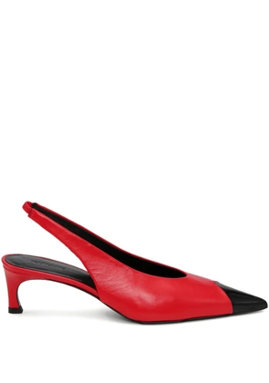 ROTATE BIRGER CHRISTENSEN slingback leather pumps - Red