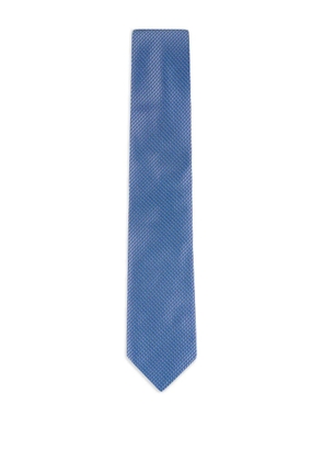 Eton geometric-pattern tie - Blue