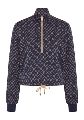 The Upside Ezra geometric-print sweatshirt - Blue