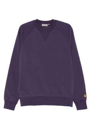 Carhartt WIP logo-embroidered sweatshirt - Purple