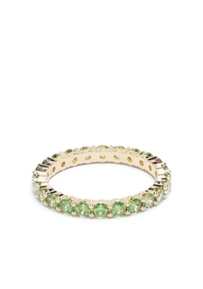Swarovski Matrix crystal-embellished ring - Green
