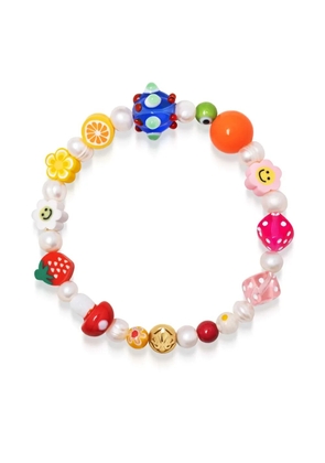 Nialaya Jewelry Berry Pearl bracelet - Gold