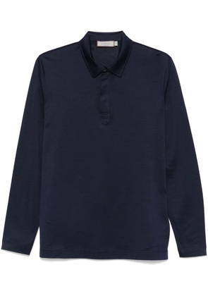 Canali lightweight-jersey polo shirt - Blue