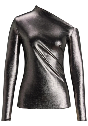 Ralph Lauren Collection shine effect off-shoulder top - Silver