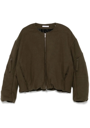 Helmut Lang Cocoon bomber jacket - Green