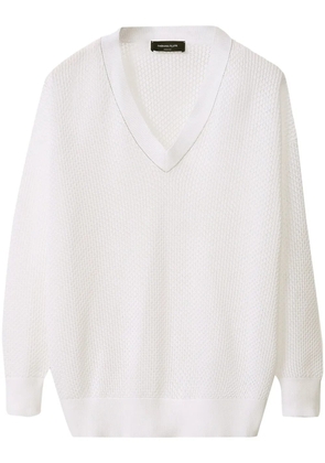 Fabiana Filippi open-knit sweater - White