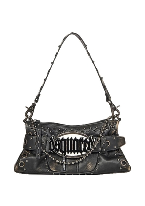 DSQUARED2 eyelet studded shoulder bag - Grey