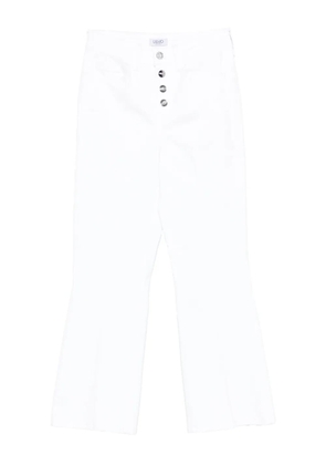 LIU JO buttoned jeans - White