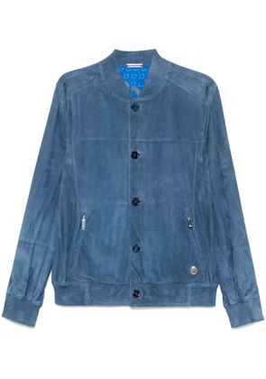Stefano Ricci Traforat bomber jacket - Blue