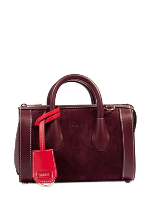 Lancel mini BCBG suede handbag - Red