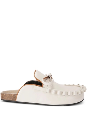 JW Anderson leather loafers - White