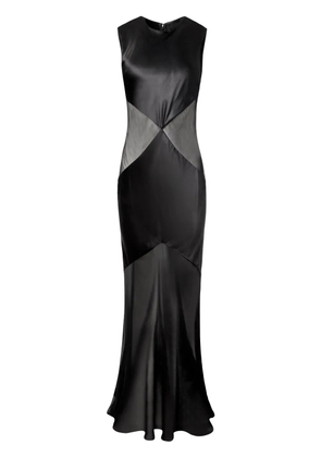Alejandra Alonso Rojas cut-out gown dress - Black