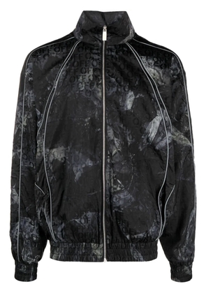 Off-White Biker crinkled windbreaker jacket - Black
