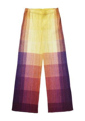 Pleats Please Issey Miyake Photon trousers - Yellow