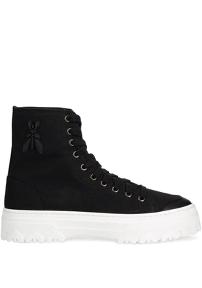 Patrizia Pepe lace-up combat boots - Black