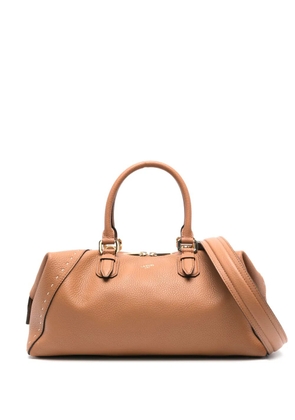 Lancel Zip Boston tote bag - Brown