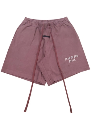 FEAR OF GOD ESSENTIALS logo-print shorts - Pink