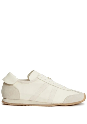 Fabiana Filippi nappa leather-suede sneakers - Yellow