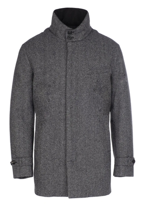 Norwegian Wool virgin wool-cashmere blend coat - Grey