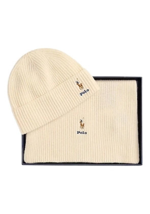 Polo Ralph Lauren Polo Pony wool accessory set - Neutrals