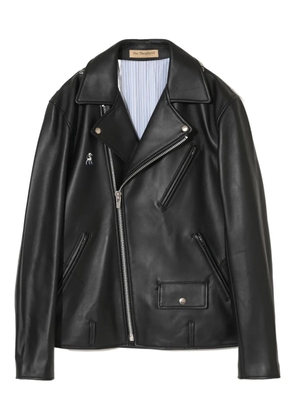 Undercover leather biker jacket - Black
