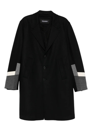 Neil Barrett single-breasted coat - Black