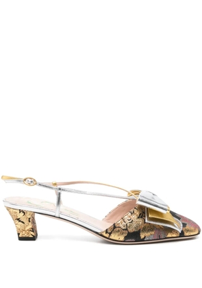Valentino Garavani 45mm Bowow pumps - Silver