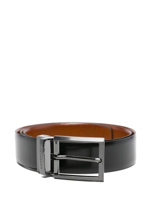Karl Lagerfeld leather belt - 450 BLACK
