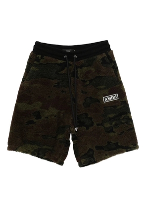 AMIRI fleece drawstring shorts - Green