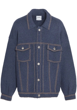 Barrie oversized denim jacket - Blue