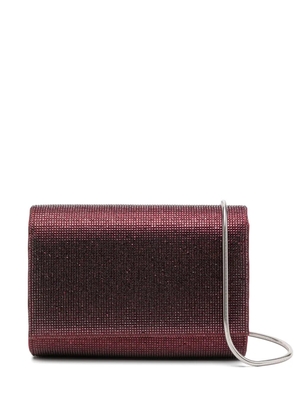 René Caovilla crystal-embellished crossbody bag - Red