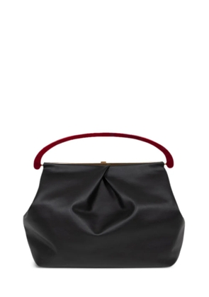 DRIES VAN NOTEN leather top-handle bag - Black