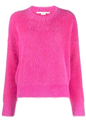 Stella McCartney long-sleeved textured jumper - Pink