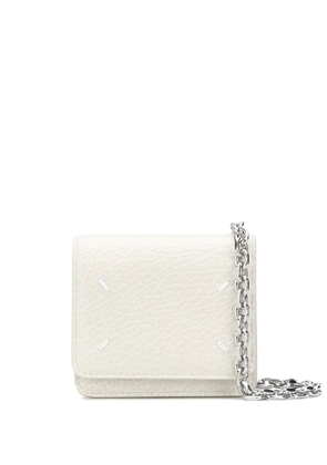 Maison Margiela small four-stitch wallet-on-chain - Grey