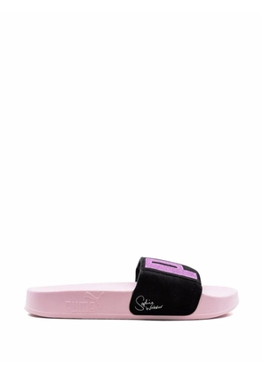 PUMA x Sophia Webster Leadcat suede slides - Pink