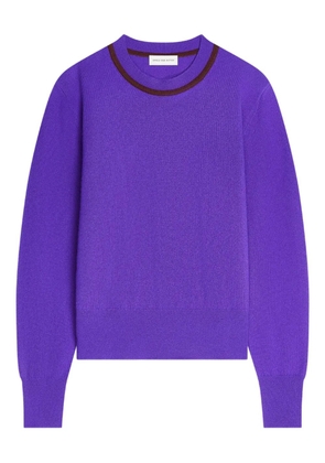 DRIES VAN NOTEN round-neck cashmere sweater - Purple