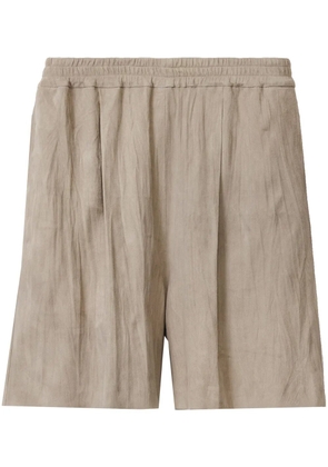 Fabiana Filippi wrinkled shorts - Brown