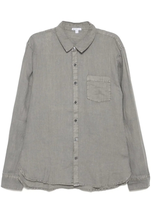 James Perse linen long-sleeves shirt - Grey