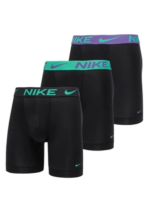 Nike Dri-Fit Essential micro boxer briefs (set of three) - Black
