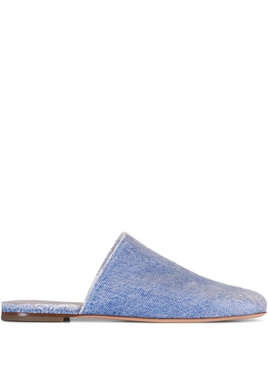 AGL Memy seam-detail mules - Blue