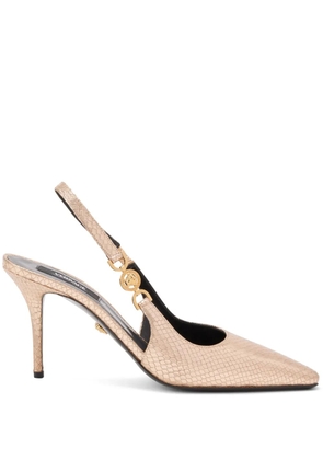 Versace Medusa '95 85mm leather pumps - Pink