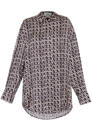 AERON Flint printed shirt - Black