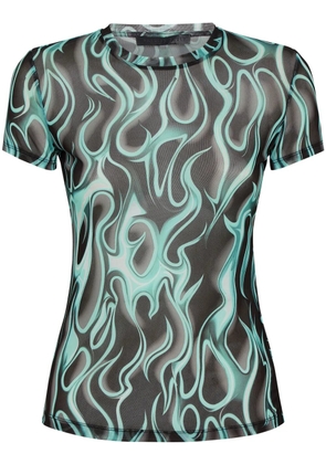 Philipp Plein Flame T-shirt - Black